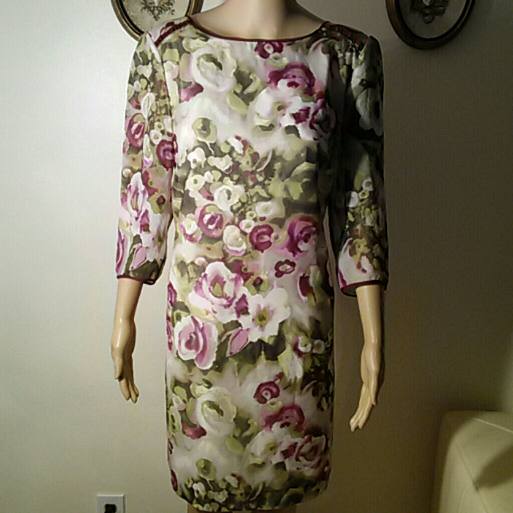 Iwanka Trump Floral Dress, Size 10